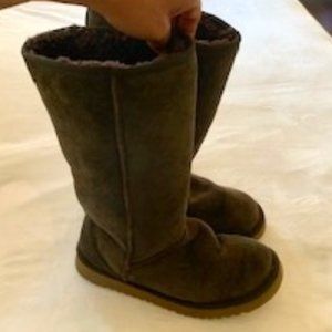 Brown Ugg Style Boots- medium length